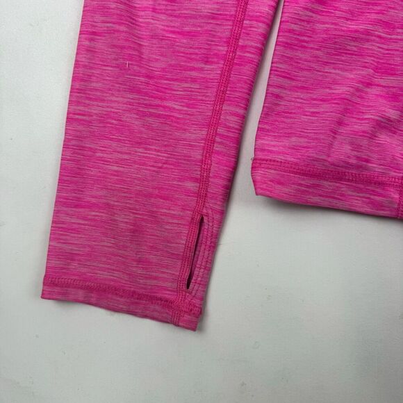 Z by Zella Pink 1/4 Zip Pullover Shirt Mock Neck L/S Stretch Space Dye Size XL - Picture 5 of 7